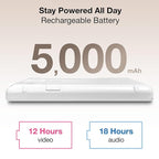 VTech Video Baby Monitor with 7" Color LCD Screen, Rechargeable Battery, Video Streaming, Audio Streaming, Pan-Tilt-Zoom, Touch Multi-Color Night Light, Two-Way Talk, Long Range: Advanced Max Tan