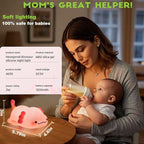 DREAMING MY DREAM Cute Axolotl Night Light, LED Squishy Novelty Animal Night Lamp, 3 Level Dimmable Nursery Nightlight for Breastfeeding Toddler Baby Kids Decor, Cool Gifts Kids (Axolotl)