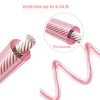 Socub Anti Lost Wrist Link with Key Lock for Kids, 6.56ft, 2 Pack, Pink and Blue