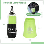 yeesport 48 PCS Sport Stacking Cups with Horse Pattern, Sport Training Game for Challenge Competition, Plastic Stacking Cups, Classic Family Game for Youth and Adults, Red+Blue+Green+Yellow