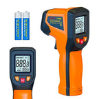 Upgraded Digital Infrared Thermometer Gun -58°F~1112°F, Handheld Non Contact Heat Laser Temperature Gun, IR Thermometer Temp Gun with Adjustable Emissivity for Cooking/BBQ/Fridge/Engine(Not for Human)
