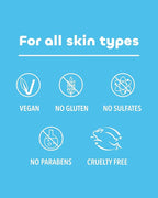 Seaweed Bath Co. Hydrate Body Wash - Unscented - Foaming Shower Gel Cleanser with Natural Ingredients - Fragrance Free and Gentle - Good For Sensitive Skin - 12 oz