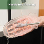 Haakaa Silicone Nibble Freezer Tray -Breastmilk Teething Popsicle Mold - Baby Fruit Food Feeder Teether Tray - Baby Food Maker - Ice Cube Tray - 4 Months+ Babies - BPA Free - Blush