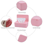 Diaper Wipes Dispenser, Baby Wipes Case, Baby Wipe Holder Keeps Diaper Wipes Fresh, Wipe Container with Non-Slip Feet (Pink)