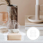 2Pcs Wipes Dispenser Case with Lid Wipes Holder for Tissue Storage Box Organizer Refillable Napkin Box for Home and Travel