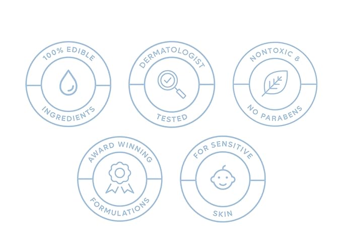 Babyology All Natural Baby Wash and Shampoo - 100% Edible Ingredients - with Organic Rose Water (Unscented) - 13,52 FL OZ - Good for Sensitive Skin - Non Toxic - Tear Free (Scents & Packs Vary)