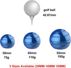 Kinetic Spinner Desk Toy, 2.17'' Giant Kinetic Stree Relief Desk Toy Ball, Office Fidget Toys for Desk Adults, Illusion Desk Ball (55MM, Blue)