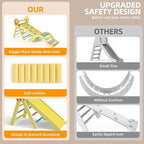 Pikler Triangle Set with Cushion, 7-in-1 Indoor Climbing Toys for Kids, Wooden Montessori Climbing Set for Toddlers Montessori Toys