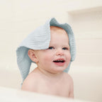 Konssy Baby Muslin Washcloths 7-Pack, 100% Cotton Baby Bath Washcloths, Soft & Absorbent Wash Cloths and Burp Cloths for Newborn Kids Girls & Boys, 11x11 inches