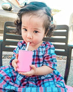 Avanchy Silicone Training Sippy Cup with Straw Lid – Tiny Cup for Babies 6+ Months to Toddlers 1 Year Old – 5 oz Infant Water Cup for Baby Led Weaning, Gray