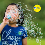 Uncle Bubble Blower for Kids and Toddlers, Set of 2 Mini Bubble Blower Makes Thousands of Bubbles Ease, Plastic Reduction Version