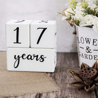 Baby Monthly Milestone Blocks for Boy or Girl, Milestones Age Photo Block Set for Baby Shower, Pregnancy Countdown, 7 Pcs