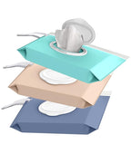 Baby Wipe Case Travel Holder | Keeps Wipes Moist | Set of 3 Wet Wipes Holders Cases | Portable Travel On The Go Refillable Dispenser Container, by purifyou