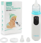 Mibest Nasal Aspirator for Baby - Electric Nose Suction for Baby - Booger Sucker for Toddlers - Electric Baby Nose Sucker with Anti-Backflow Patent - Ergonomic & Quiet - Waterproof Baby Nose Cleaner