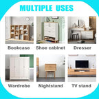 Anti Tip Furniture Anchors for Baby Pet Proofing,Furniture Wall Anchor Furniture Dresser Bookshelf Falling Prevention Device for Children (Blue)