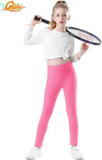 Girls Leggings Cotton Leggings for Toddler Footless Girls Pants Stretchy Baby Girl's Pants Infant Basic Leggings Size 6M -14Y