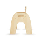 Foundations Simple Sitter 13” Low Wood Feeding Chairs, Wide No-Tip Base, Adjustable Safety Harness, Stackable Wood Toddler Chairs with Food Service Grade Finish, 2 Pack