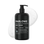 MARLOWE. No. 103 Body Wash 15 oz Pump, Cedarwood + Sea Salt, Energizing & Refreshing Shower Gel, Willow Bark & Green Tea Extracts, Cleanses, Moisturizes, Smooths & Nourishes, Fresh & Zesty Scent