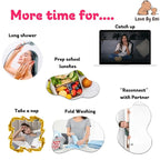 4-in-1 Sound Machine, Baby Lovey, Blanket - White Noise & Lullaby Plush Unicorn Calms & Reduces Wakeups, Helps Toddler Sleep Longer - Proven Sleep Aid -Musical BPA-Free, Machine Washable Newborn Gift