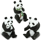 Safari Ltd. Panda TOOB - Set of 9 Hand-Painted Mini Figurines - Educational Toy Figures for Boys, Girls & Kids Ages 3+