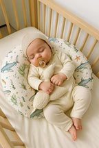 Nursing Pillow Covers 2 Pack, Breastfeeding Pillow Slipcovers Soft and Stretchy, Nursing Covers for Baby Girls Boys Newborn