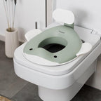 Kindsgut Potty Training Seat in whale design, designed in Germany, suitable for all toilet shapes non-slip toilet seat, Pistachio