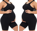 Seamless Maternity Shapewear, Prevent Thigh Chaffing, Pregnancy Belly Support, S-5XL