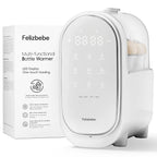 Bottle Warmer for Breastmilk, 11-in-1 Double Bottle Warmer Large Touchscreen with Night Light, Detachable for Easy Cleaning & Accurate Temperature Control, Timer, Milk Warmer for Baby