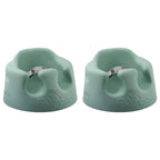 Bumbo Infant Floor Seat Baby Sit Up Chair and Sitting Support for 3 to 12 Months Old with 3 Point Adjustable Safety Strap, 2 Pack, Hemlock Green