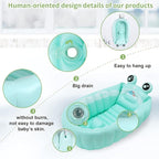 | Inflatable Baby Bathtub,Newborn Bathtub Seat for Infant,Non-Slip Baby Pool for Sitting up,Foldable Toddler Tub Shower,Portable Travel Bath for Kids 0-6 Year