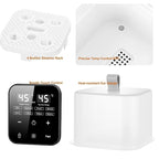 Double Baby Bottle Warmer for Twins: 6-in-1 Fast Breastmilk & Baby Food Heater, 48H Constant Temperature, Water Bath Heating, Universal Fit All Bottles & Jars, Super Large Capacity