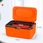 Baby Wipes Dispenser, Wipes Case Baby Wipe Holder Keeps Wipes Fresh, Non-Slip, Easy Open & Close (Black)