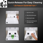 Round Toilet Seat with Toddler Seat Built In, 3X Slow Close FOR BOTH TODDLER & ADULT Seats, Potty Training Toilet Seat, No Wiggle and Easy to Install, Detachable Toddler Seat, White (2Pcs Pack)