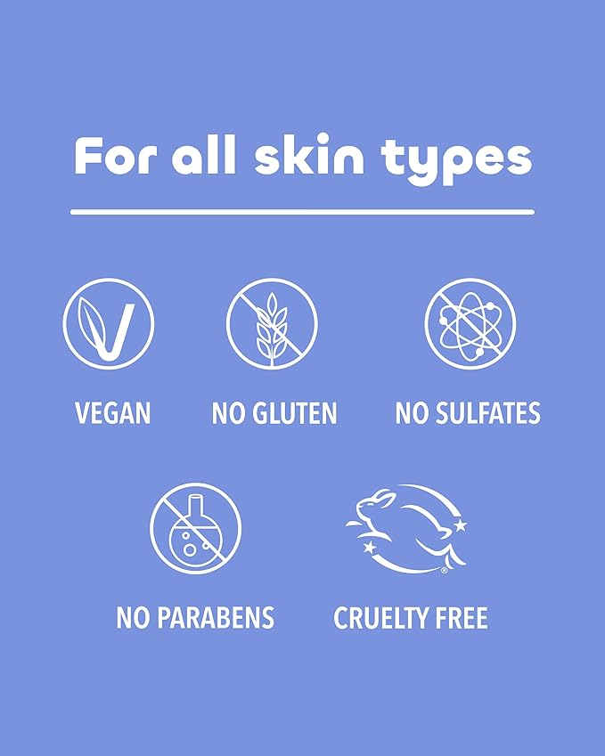 Seaweed Bath Co. Calm Body Wash - Vetiver Geranium - Hydrating Foaming Cleanser with Soothing Oat Milk & Chamomile - Vegan, Paraben and Sulfate Free Shower Gel - 12 oz