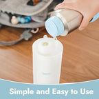 Papablic Portable Travel Baby Bottle Warmer On The Go, Fits Most Car Cup Holders, 12 oz