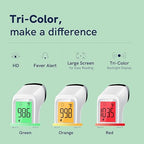 No-Touch Thermometer for Adults and Kids, Fast Accurate Digital Thermometer with Fever Alarm & Silent Mode, Easy-to-use, Forehead Thermometer for Babies, Kids & Elderly