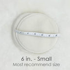 Soothingly Soft Merino Wool Nursing Pads, Style Softline, Extra Thickness, 6 in. Diameter