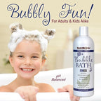 NutriBiotic Bubble Bath, Fresh Fruit, 16 Oz. Twin Pack | Gentle Moisturizing with GSE, Aloe & Botanicals | Bubble Bath Fun for Kids, Too | Tear-Free, Oil-Free, Vegan, Hypoallergenic & pH-Balanced