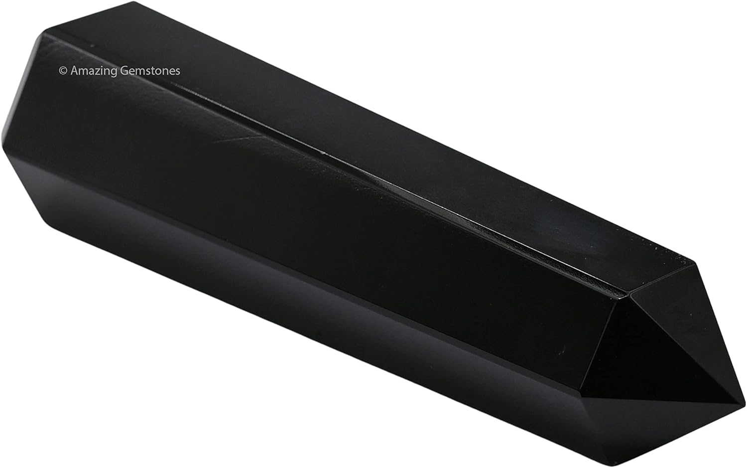 Amazing Gemstone Large Black Obsidian Crystal Towers ~ Natural Healing Crystal Point Obelisk for Reiki Healing and Crystal Grid (5.5 to 6 INCH)