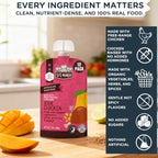 Li’l Hala Jerk Chicken Baby Food Pouches – Free-Range Chicken & Organic Veggies – Toddler Meals with Meat – Protein & Healthy Fats Puree – No Hormones – 6+ Months – 3.5 oz (12 Pack)