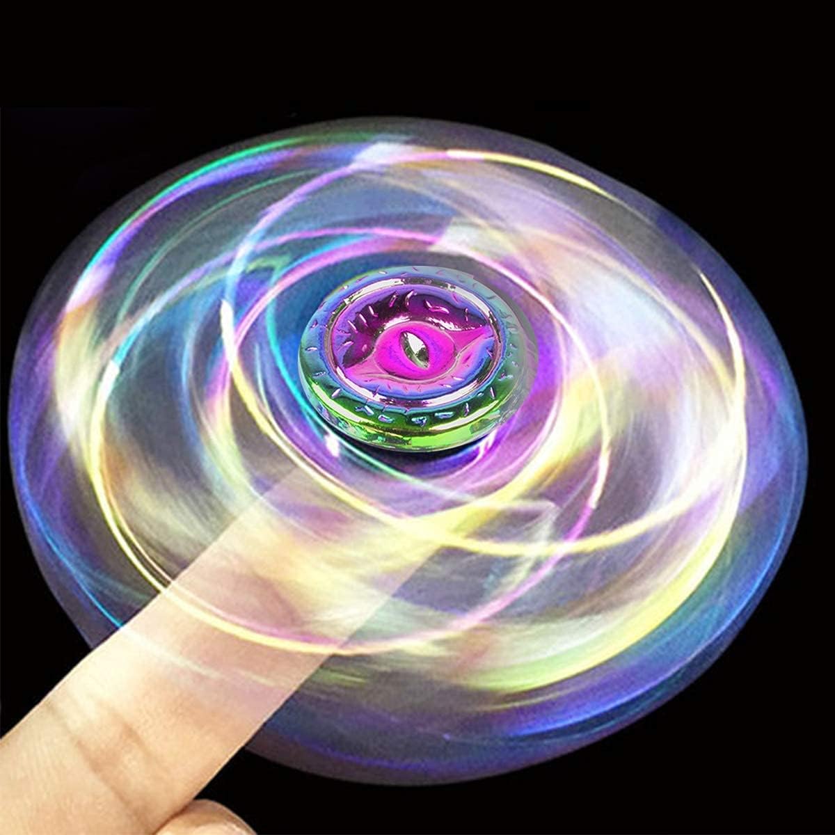 Dragon Fidget Spinner Anti Anxiety Toys Stress Relief Reducer Spin Fidgets Hand Bearing Metal Finger Spinners Toy Focus Fidgeting Restless Tri Spinner Best Novelty Gift for Adults Kids Umnodobn