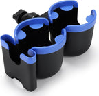 Accmor Stroller Cup Holder with Phone Holder, Bike Cup Holder, Universal Cup Holder for Uppababy Nuna Doona Strollers, 2-in-1 Cup Phone Holder for Stroller, Bike, Wheelchair, Walker, Scooter