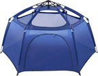 Alvantor Baby Playpen Play Yard 84"x84"x44”Large Pop Up Playpen Foldable Play Tent Indoor & Outdoor Kids Tent Lightweight Safe Space Canopy for Infants Toddlers Pets, Navy