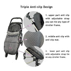 Toddler Stroller Footmuff Cosy Toe Buggy Pushchair Sleeping Bag, Easy Open & Removable Front Piece,Special Design Fits All Travel Gears Perfectly, 6-48M