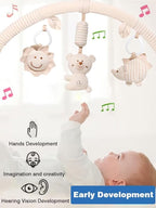 Pau1Hami1ton Baby Stroller Arch Toys, Car Seat Toys,Baby Gifts.S-19(Bear)