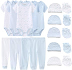 Kiddiezoom Unisex Baby Layette Essentials Giftset Clothing Set 19-Piece For Newborn Baby
