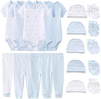 Kiddiezoom Unisex Baby Layette Essentials Giftset Clothing Set 19-Piece For Newborn Baby