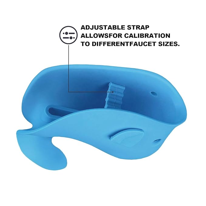 Baby Bathtub Faucet Cover, Faucet Cover Baby Bathtub Spout Cover, Bath Spout Protective Cover, Bathtub Safety Spout Guard, Baby Safety Protection Silicone Kit, Blue Whale Protector