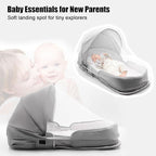 Baby Lounger - Baby Lounger Pillow for Newborn, 0-18 Months, Foldable Infant Lounger Soft Breathable for Home and Travel