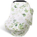 Nursing Cover Breastfeeding Scarf, Car Seat Covers for Babies Infant Carseat Canopy, Stretchy Soft Breathable Multi-Use Cover Ups for Stroller High Chair Shopping Cart, Baby Essentials for Summer